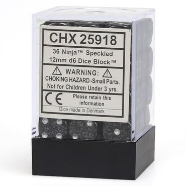 CHX 25918 Speckled 12mm d6 Ninja Block (36)