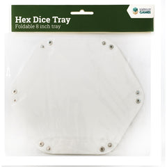 LPG Hex Dice Tray 8" White-1
