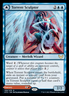 Torrent Sculptor // Flamethrower Sonata [Strixhaven: School of Mages]-1