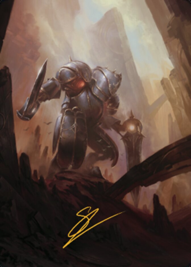 Mountain Art Card (Gold-Stamped Signature) [The Brothers' War Art Series]-1