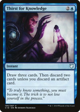 Thirst for Knowledge [Commander 2018]-1