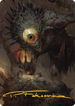 Nothic Art Card (Gold-Stamped Signature) [Commander Legends: Battle for Baldur's Gate Art Series]-1