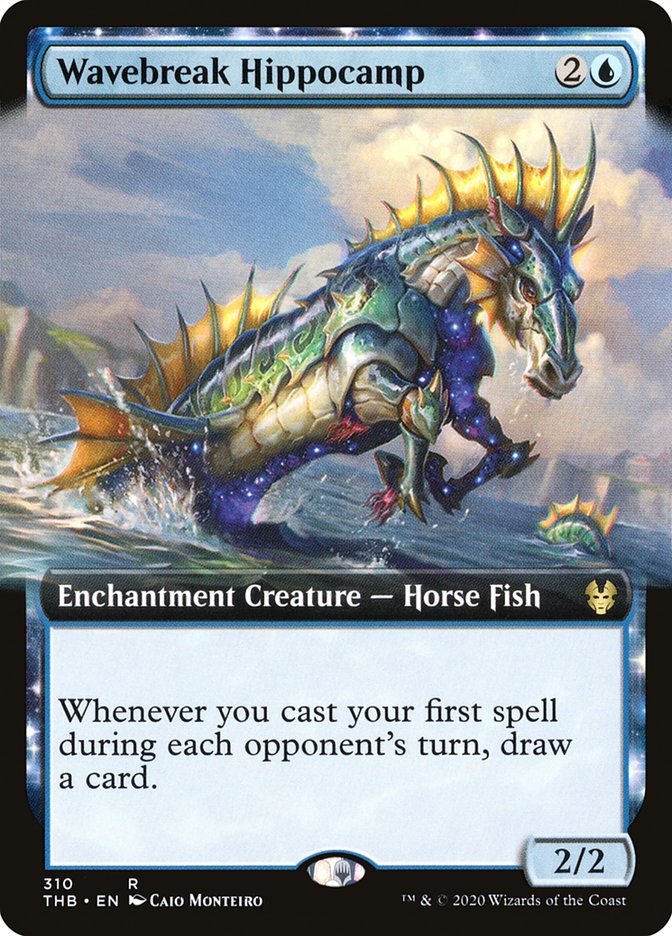 Wavebreak Hippocamp (Extended Art) [Theros Beyond Death]-1