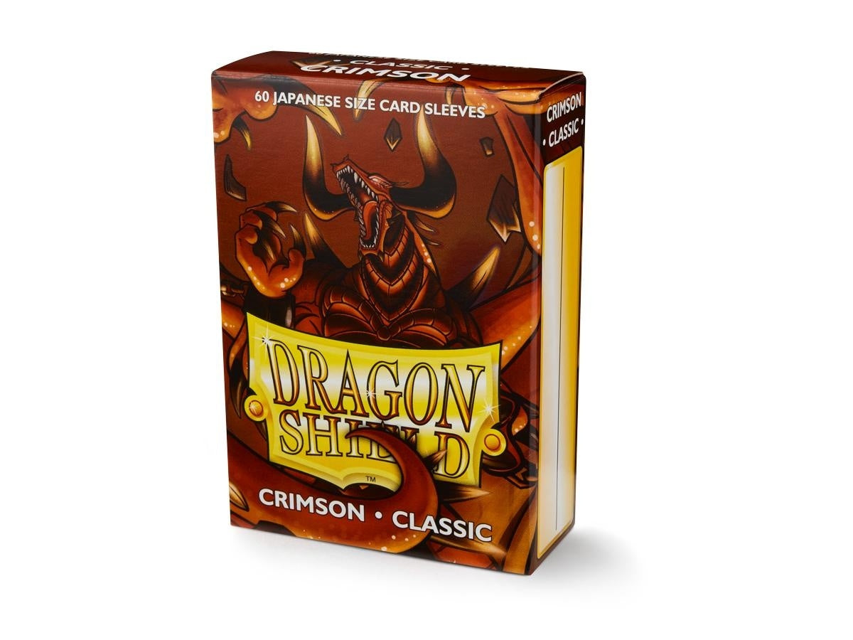 Sleeves - Dragon Shield Japanese - Box 60 - Classic Crimson-1