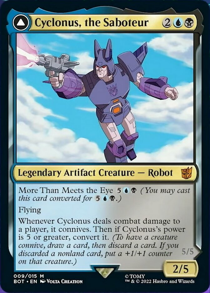 Cyclonus, the Saboteur // Cyclonus, Cybertronian Fighter [Transformers]-1