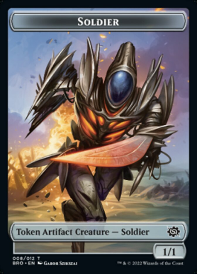 Soldier Token (008) [The Brothers' War Tokens]-1