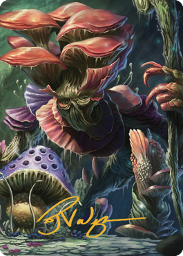 Myconid Spore Tender Art Card (Gold-Stamped Signature) [Commander Legends: Battle for Baldur's Gate Art Series]-1