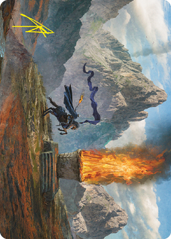 Call for Aid Art Card (Gold-Stamped Signature) [The Lord of the Rings: Tales of Middle-earth Art Series]-1