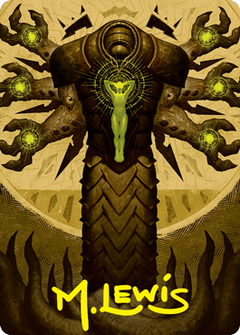 Inquisition of Kozilek Art Card (Gold-Stamped Signature) [Strixhaven: School of Mages Art Series]-1