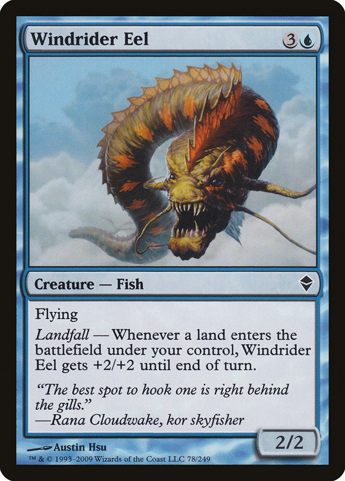 Windrider Eel [Zendikar]-1