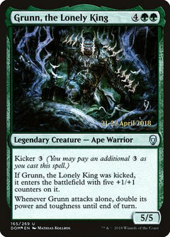 Grunn, the Lonely King [Dominaria Promos]-1