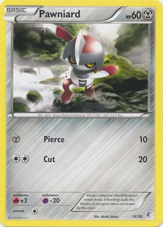 Pawniard (13/30) [XY: Trainer Kit 1 - Bisharp]-1