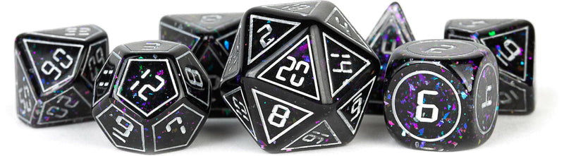 MDG 16mm Acrylic Poly Dice Set: Framed Void-1