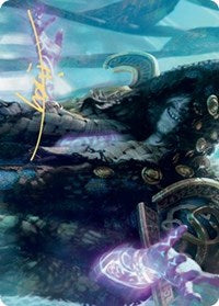 Valki, God of Lies Art Card (Gold-Stamped Signature) [Kaldheim Art Series]-1