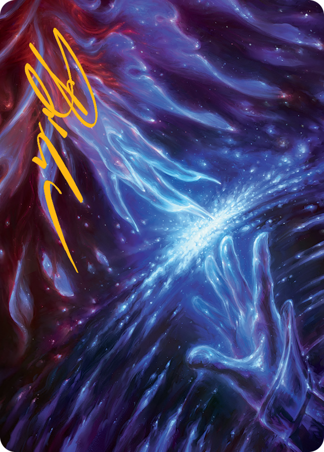 Transcendent Message Art Card (Gold-Stamped Signature) [March of the Machine Art Series]-1