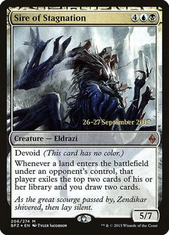Sire of Stagnation [Battle for Zendikar Promos]-1