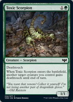 Toxic Scorpion [Innistrad: Crimson Vow]-1