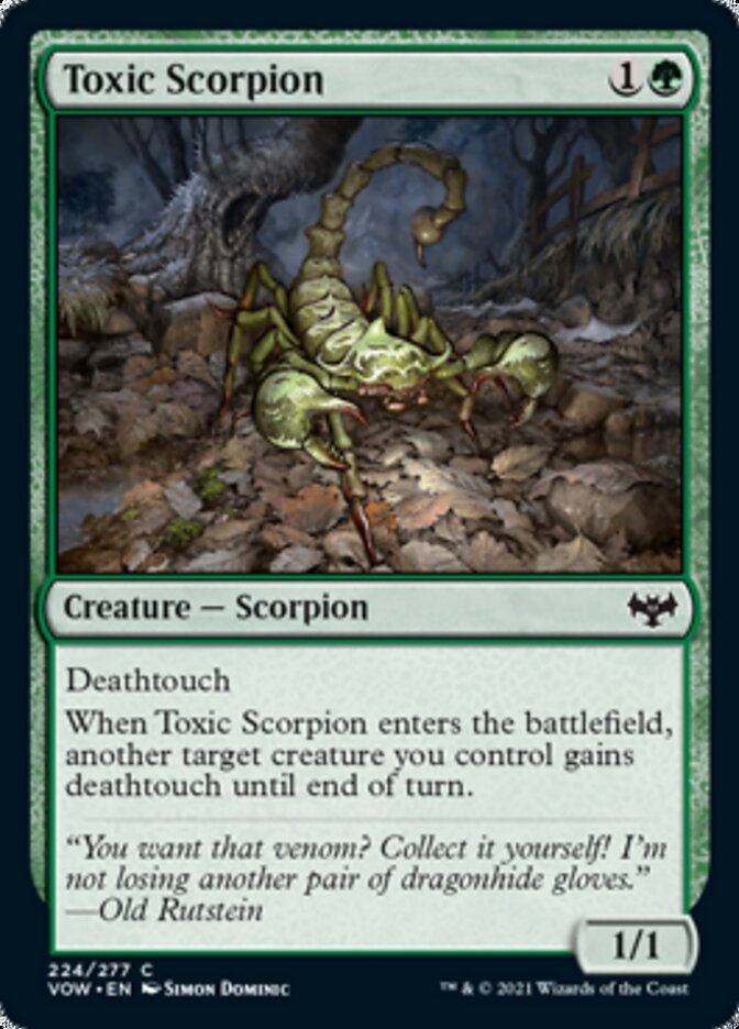 Toxic Scorpion [Innistrad: Crimson Vow]-1