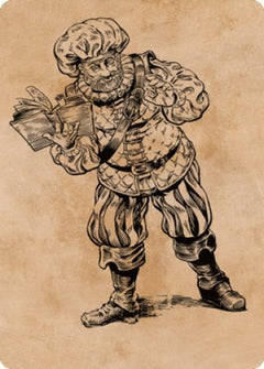 Volo, Itinerant Scholar Art Card [Commander Legends: Battle for Baldur's Gate Art Series]-1