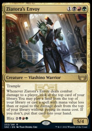 Ziatora's Envoy (Promo Pack) [Streets of New Capenna Promos]-1