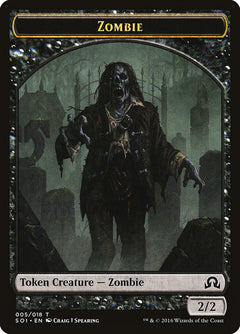 Zombie Token [Shadows over Innistrad Tokens]-1