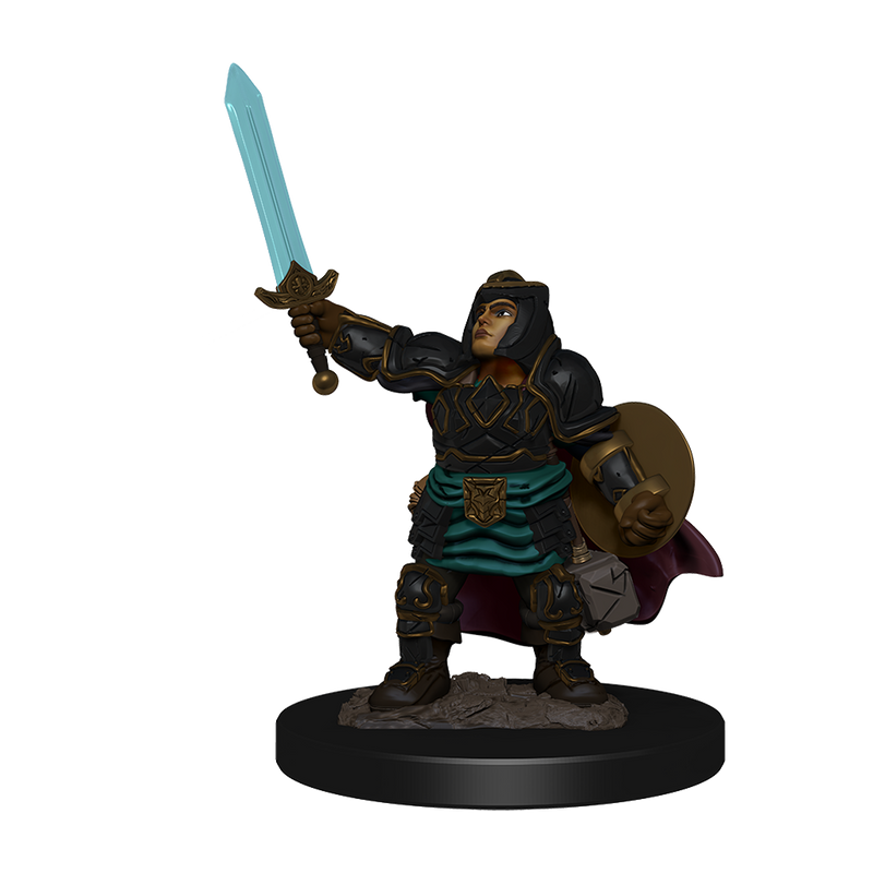 D&D Premium Painted Figures Dwarf Paladin Female-1