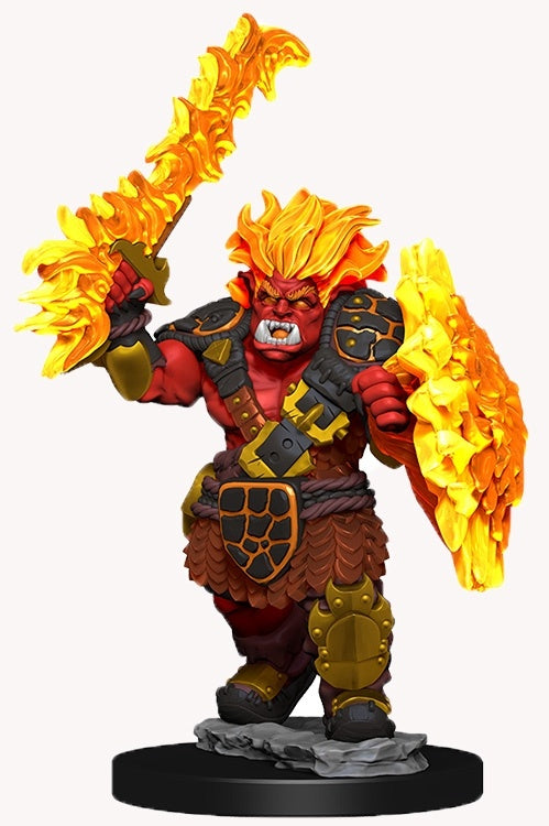 D&D Wizkids Wardlings Painted Miniatures Fire Orc and Fire Centipede-1