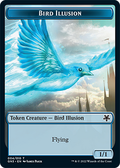 Bird Illusion // Demon Double-Sided Token [Game Night: Free-for-All Tokens]-1