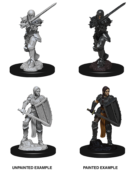 D&D Nolzurs Marvelous Unpainted Miniatures Female Human Fighter-1