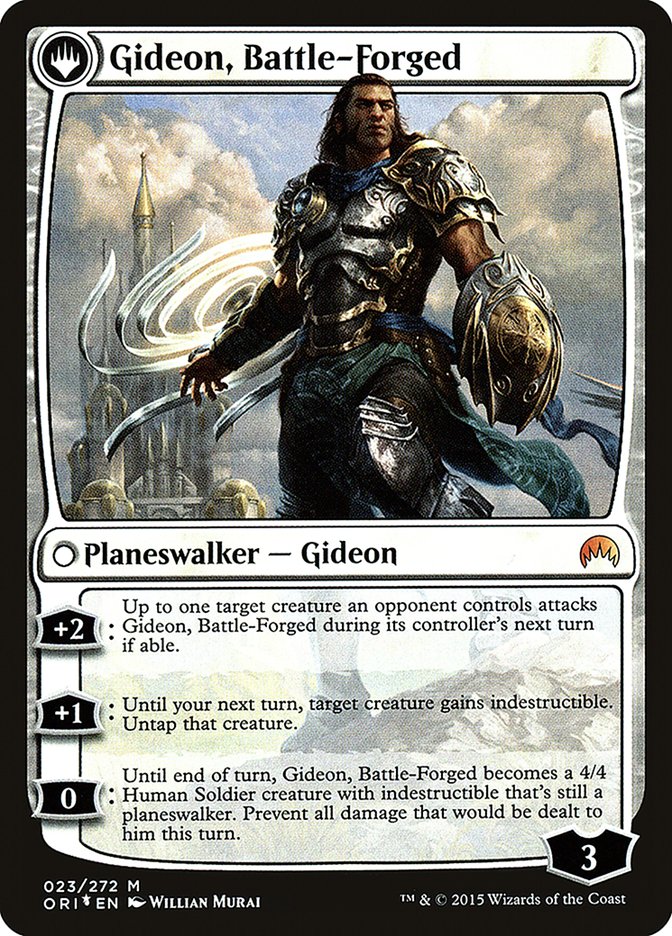 Kytheon, Hero of Akros // Gideon, Battle-Forged [Magic Origins Prerelease Promos]-2