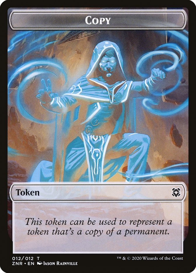 Cat Beast // Copy Double-Sided Token [Zendikar Rising Tokens]-2