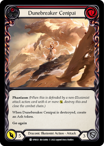 Dunebreaker Cenipai (Red) [UPR021] (Uprising)  Rainbow Foil