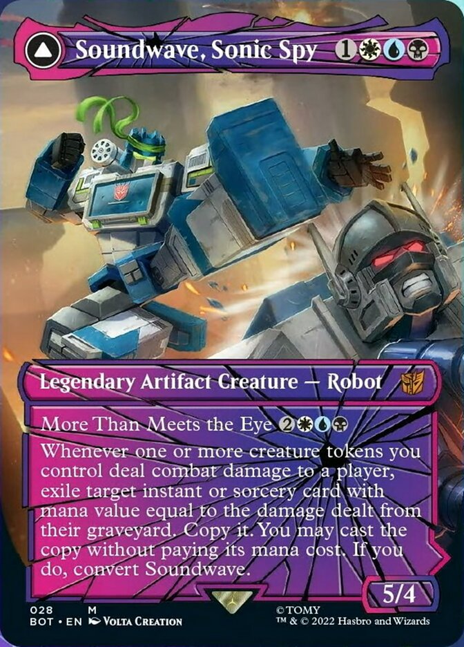 Soundwave, Sonic Spy // Soundwave, Superior Captain (Shattered Glass) [Transformers]-1