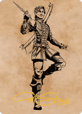 Astarion, the Decadent Art Card (Gold-Stamped Signature) [Commander Legends: Battle for Baldur's Gate Art Series]-1