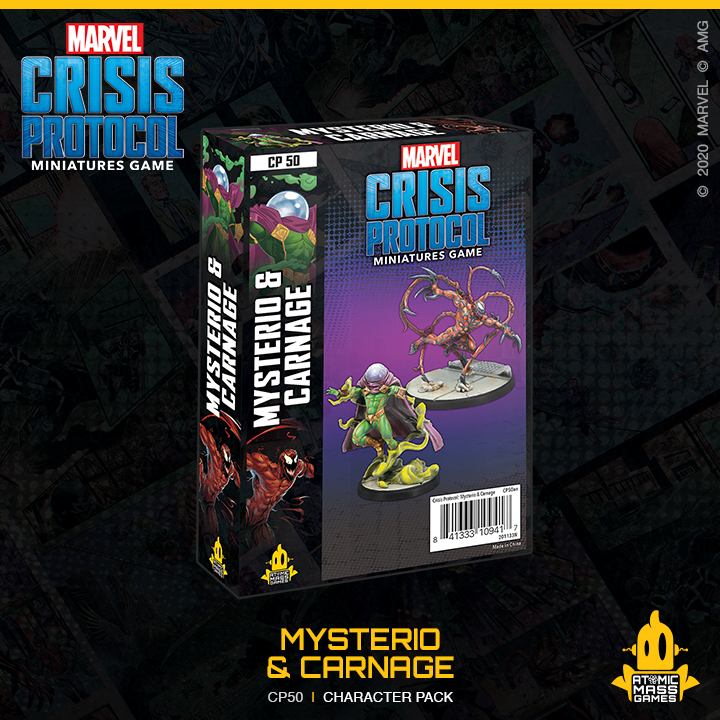 Marvel Crisis Protocol Miniatures Game Mysterio & Carnage-1