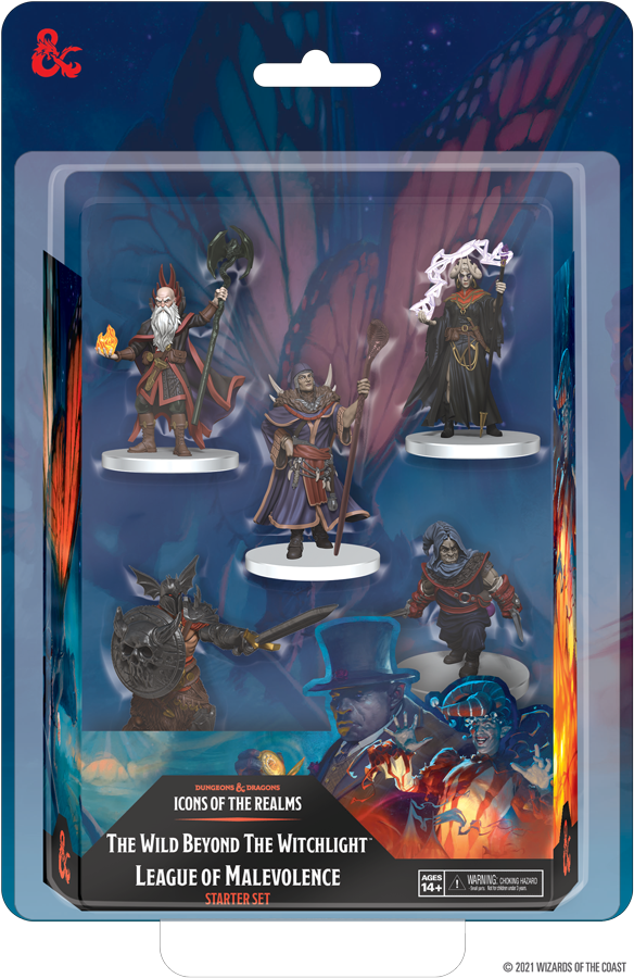 D&D Icons of the Realms Miniatures The Wild Beyond the Witchlight League of Malevolence Starter Set-1