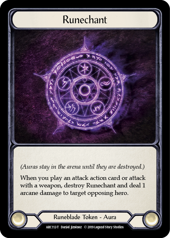 Runechant // Teklo Plasma Pistol [ARC112-T // ARC003-T] (Arcane Rising)  1st Edition Normal-1