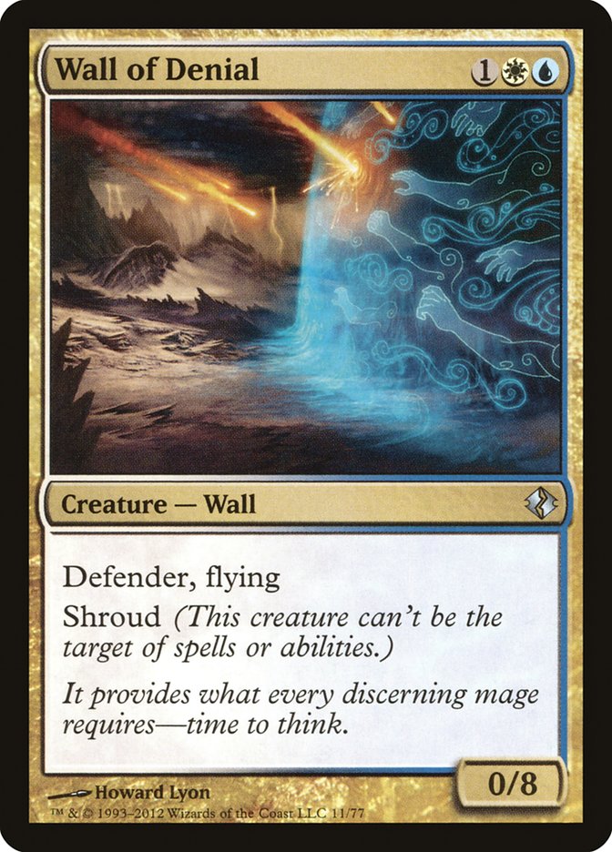 Wall of Denial [Duel Decks: Venser vs. Koth]-1