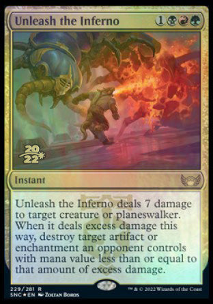 Unleash the Inferno [Streets of New Capenna Prerelease Promos]-1