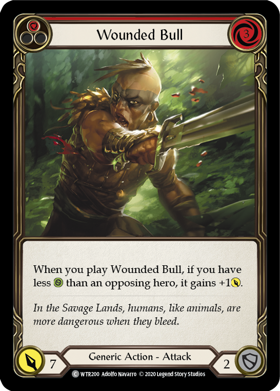Wounded Bull (Red) [U-WTR200] (Welcome to Rathe Unlimited)  Unlimited Normal-1