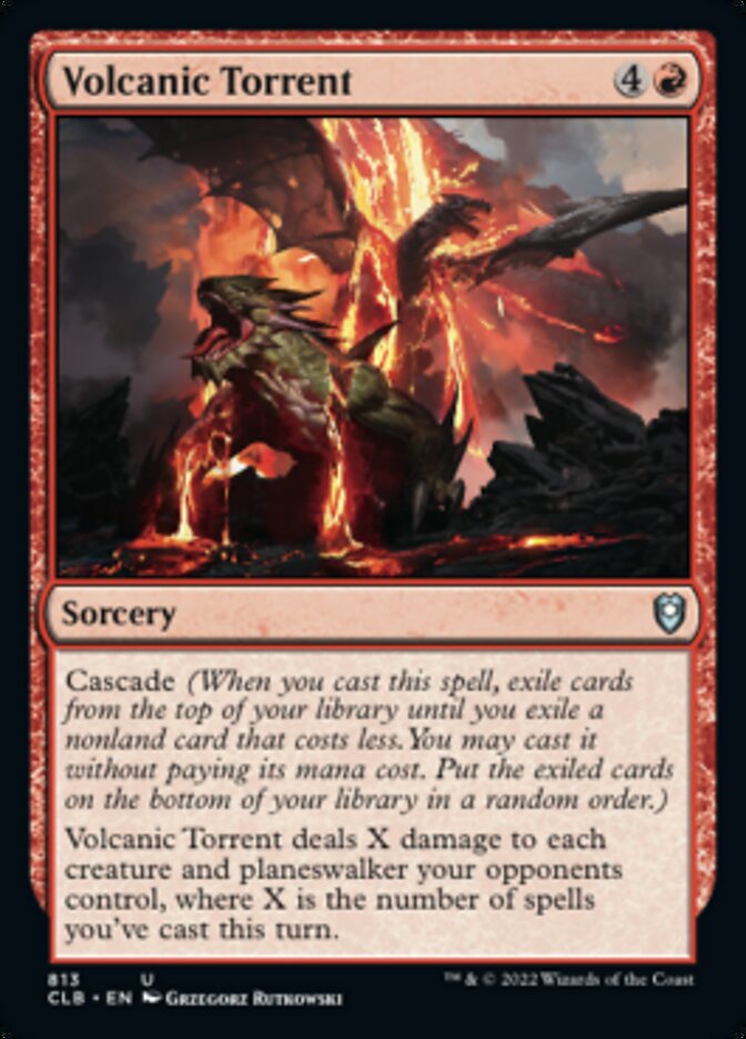 Volcanic Torrent [Commander Legends: Battle for Baldur's Gate]-1