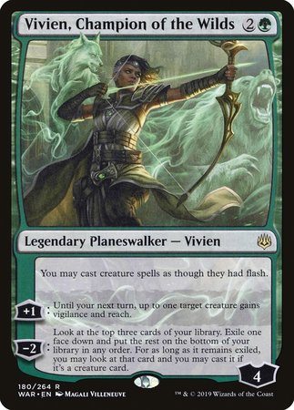 Vivien, Champion of the Wilds [War of the Spark]-1