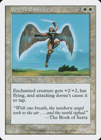Serra's Embrace [Seventh Edition]-1