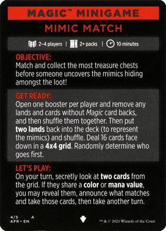Mimic Match (Magic Minigame) [Dungeons & Dragons: Adventures in the Forgotten Realms Minigame]-1