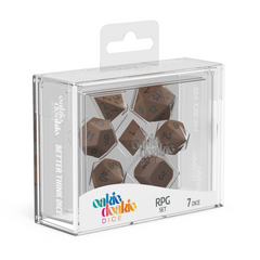 Oakie Doakie Dice RPG Set Metal Dice - Brasstige (7)-1