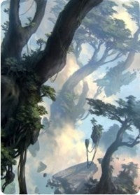 Forest 1 Art Card [Zendikar Rising Art Series]-1