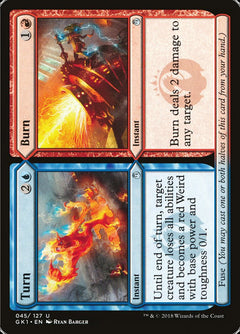 Turn // Burn [Guilds of Ravnica Guild Kit]-1
