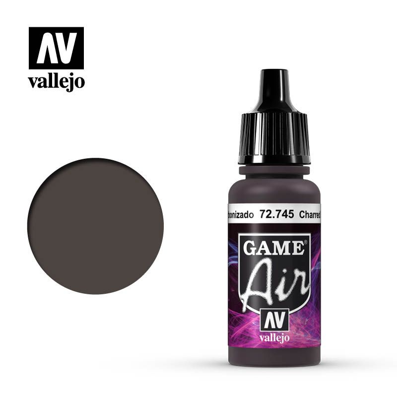 Vallejo Game Air - Charred Brown 17 ml-1