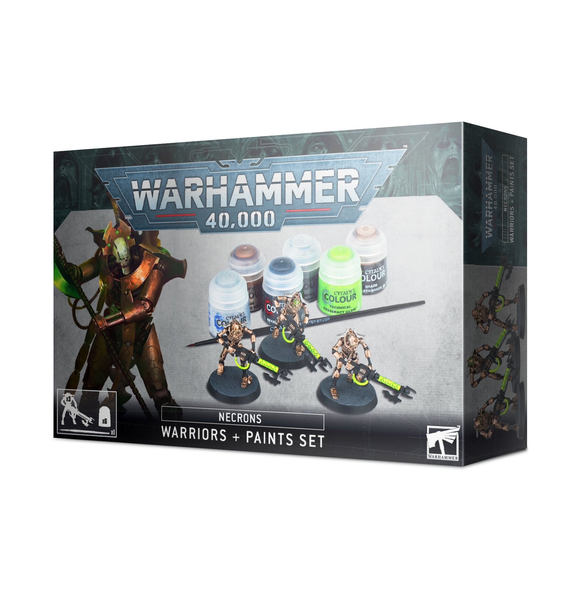 Necrons Warriors + Paint Set