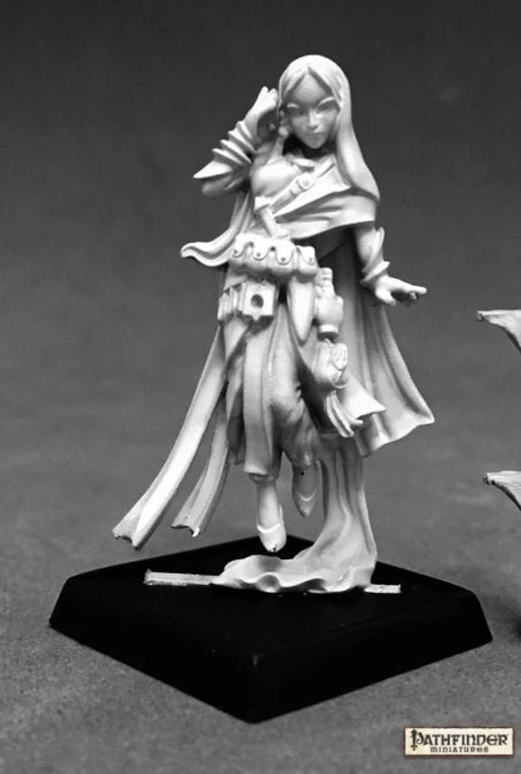 Reaper: Pathfinder Miniatures: Rivani, Iconic Psychic (metal)-1